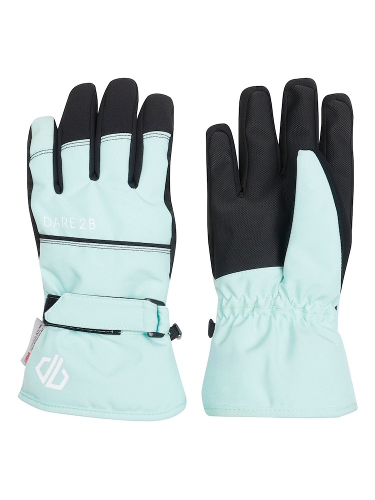 Dare 2b Kids Blue Restart Ski Gloves - Image 2 of 4
