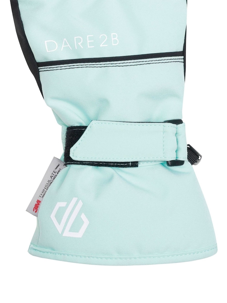 Dare 2b Kids Blue Restart Ski Gloves - Image 4 of 4