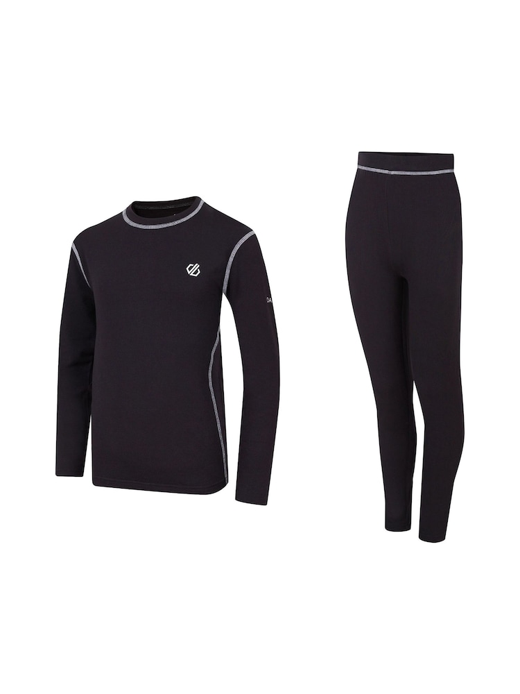 Dare 2b Kids Pow II Base layer Black Set - Image 1 of 6