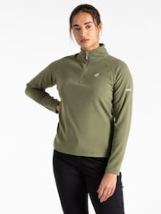 Verde - Dare 2b Womens Green Freeform II Lightweight Fleece - Imagen 1 de 7