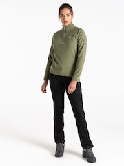 Verde - Dare 2b Womens Green Freeform II Lightweight Fleece - Imagen 2 de 7