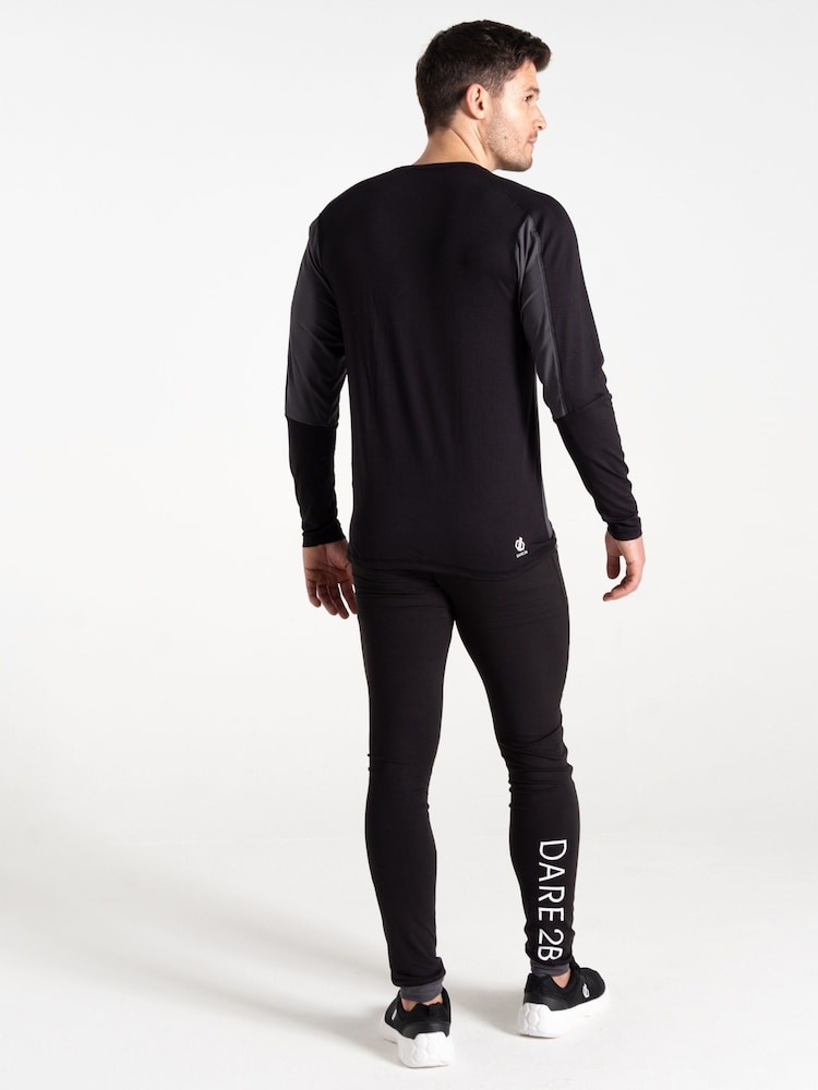 Dare 2b Mens Exchange IV Thermal Baselayer Black Set - Image 2 of 5