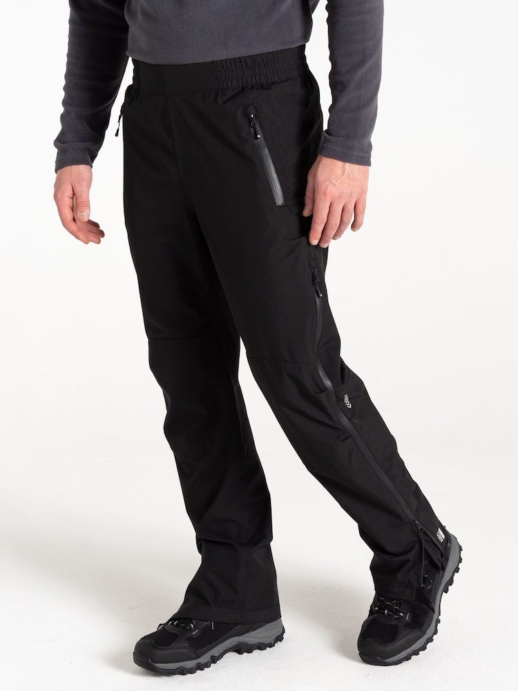 Dare 2b Mens Adriot III Waterproof Black Overtrousers - Image 2 of 6