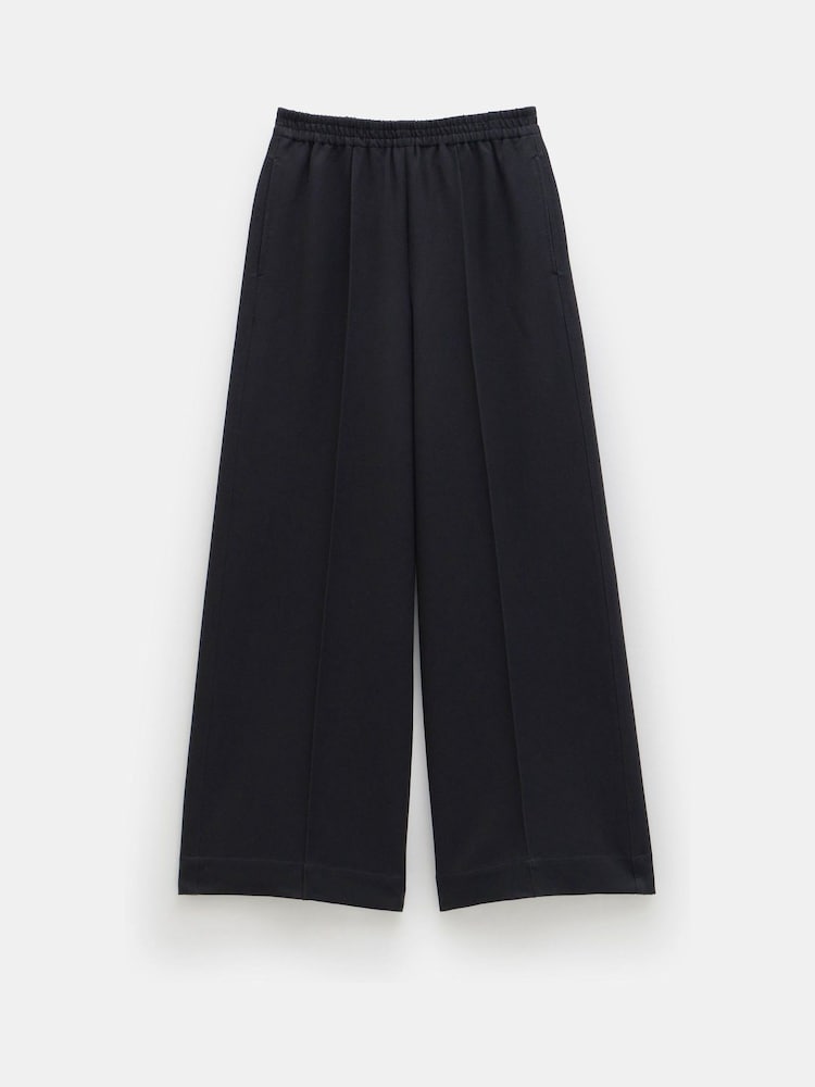 Hush Black Petunia Pintuck Wide Leg Trousers - Image 5 of 5