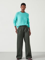 Hush Green Lya Cotton Chino Trousers - Image 1 of 4