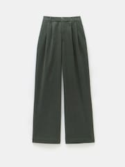 Hush Green Lya Cotton Chino Trousers - Image 4 of 4
