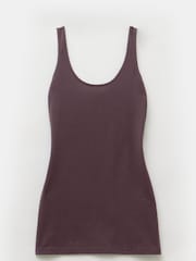 Hush Brown Marcy Long Line Tank - Image 6 of 6