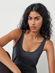 Hush Grey Marcy Long Line Tank - Image 4 of 5