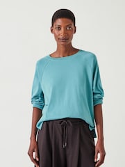 Verde - Hush Matilda 100% Cotton Raglan T-Shirt - Imagen 1 de 6