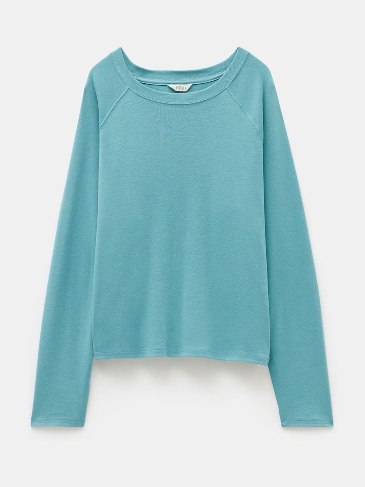 Verde - Hush Matilda 100% Cotton Raglan T-Shirt - Imagen 6 de 6