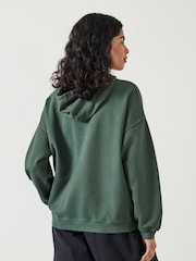 Hush Green Shay Oversized Heavyweight 100% Cotton Hoodie - Image 2 of 4