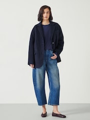 Hush Blue Pure Wool Double Faced Blazer - Image 2 of 5