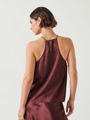 Hush Brown Medina Halter Top - Image 3 of 5