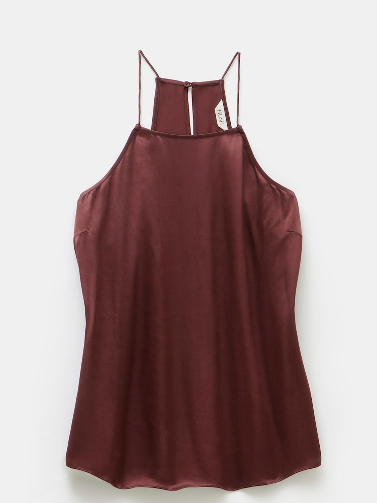 Hush Brown Medina Halter Top - Image 5 of 5