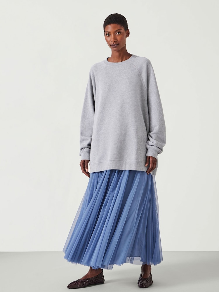 Hush Blue Millie Godet Skirt - Image 1 of 5