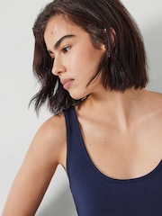 Hush Blue Marcy Long Line Tank - Image 4 of 5