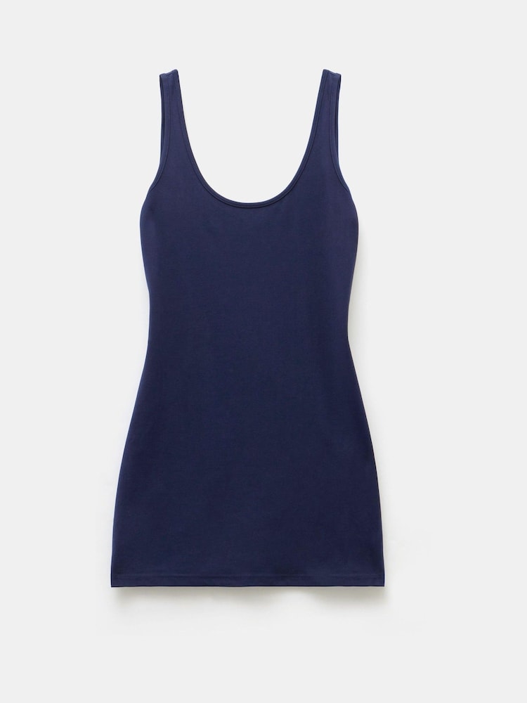 Hush Blue Marcy Long Line Tank - Image 5 of 5