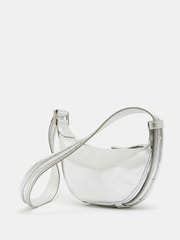 Hush Silver Rory Crescent Leather Cross-Body Bag - Image 4 of 5