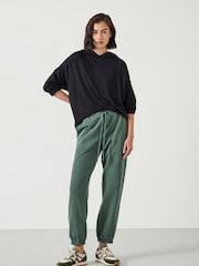 Hush Black Oversized Noah Lightweight Longline Hoodie - Image 2 of 5
