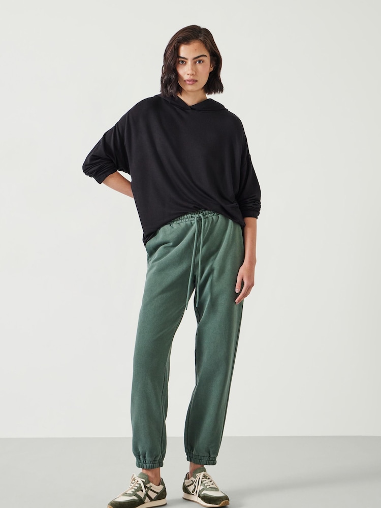 Hush Black Oversized Noah Lightweight Longline Hoodie - Image 2 of 5