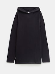 Hush Black Oversized Noah Lightweight Longline Hoodie - Image 5 of 5