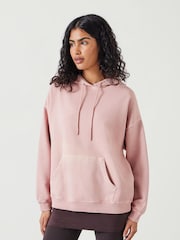 Hush Pink Shay Oversized Heavyweight 100% Cotton Hoodie - Image 1 of 6