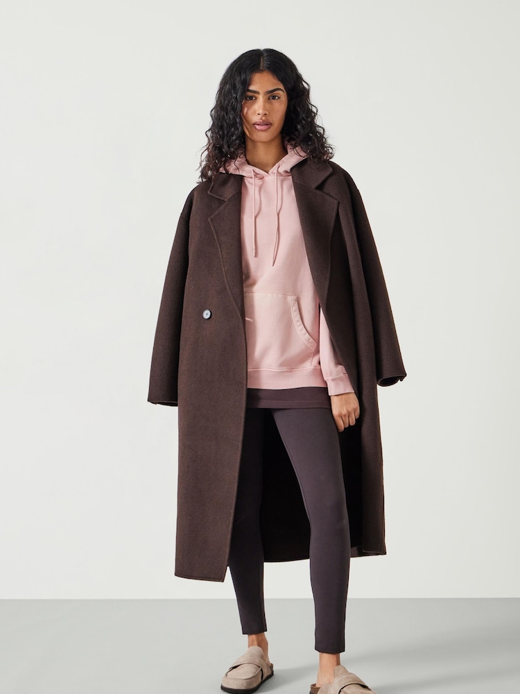 Hush Pink Shay Oversized Heavyweight 100% Cotton Hoodie - Image 2 of 6