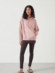 Hush Pink Shay Oversized Heavyweight 100% Cotton Hoodie - Image 5 of 6