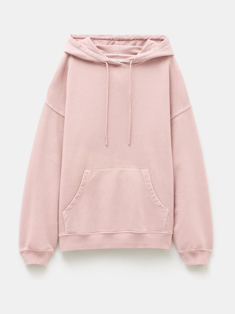 Hush Pink Shay Oversized Heavyweight 100% Cotton Hoodie - Image 6 of 6