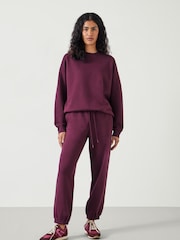 Hush Dark Red Quaden Clean Oversized Sweatshirt - Image 2 of 5