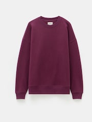 Hush Dark Red Quaden Clean Oversized Sweatshirt - Image 5 of 5
