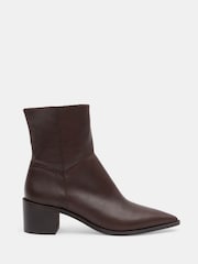 Hush Brown Taylah Ankle Boots - Image 1 of 4