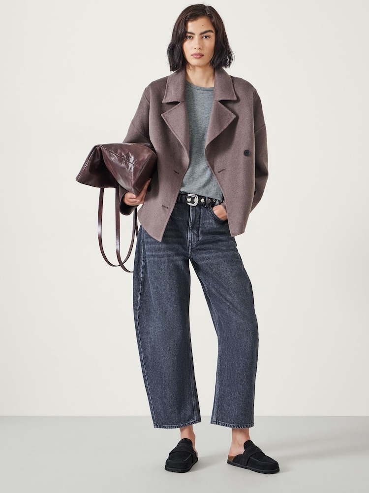 Hush Brown Verity Double Faced Chocolate Jacket - Image 4 of 5