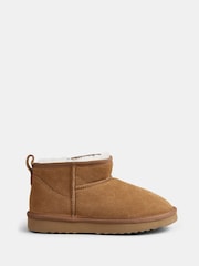 Hush Brown Ultra Mini Sheepskin Boots - Image 2 of 4