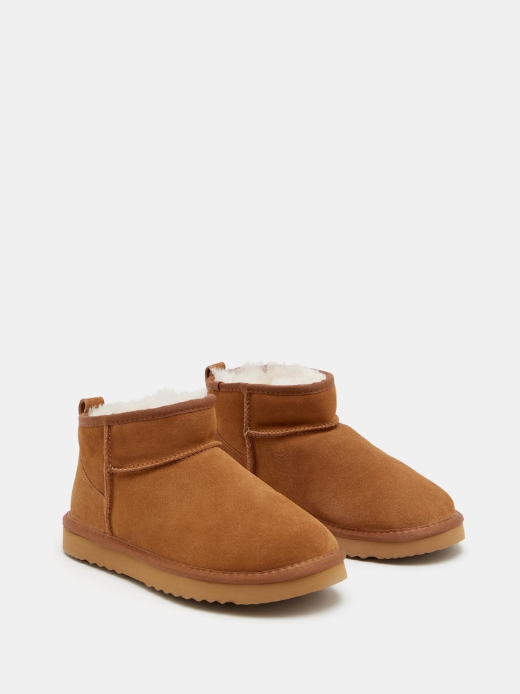 Hush Brown Ultra Mini Sheepskin Boots - Image 3 of 4