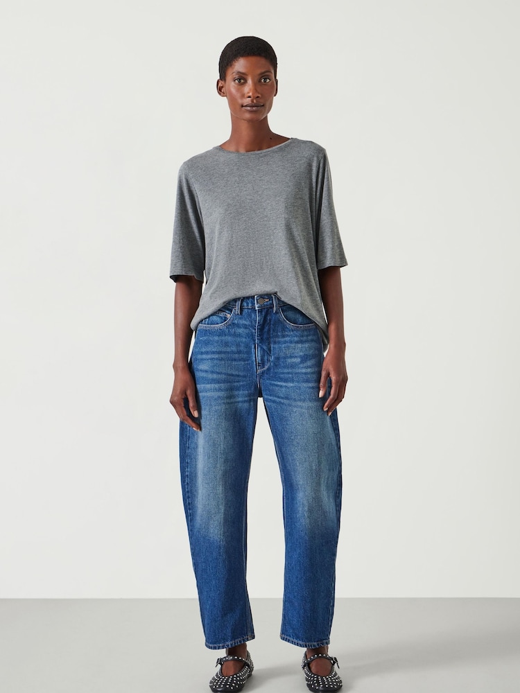 Gris - Hush Reece Relaxed T-Shirt - Imagen 2 de 5