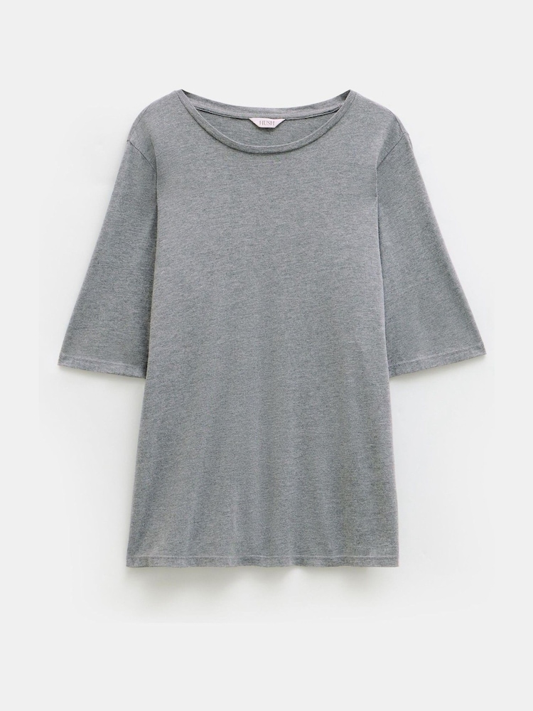 Gris - Hush Reece Relaxed T-Shirt - Imagen 5 de 5