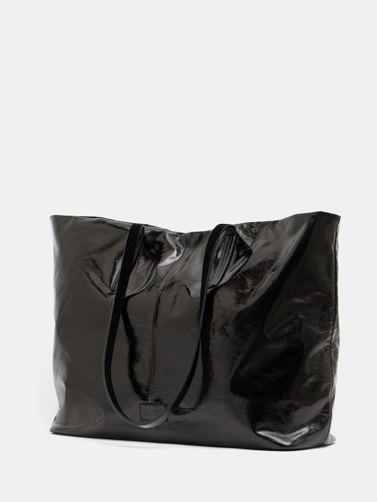 Hush Black Patent Leather Tote - Image 2 of 3 Hush Black Patent Leather Tote - Image 2 of 3