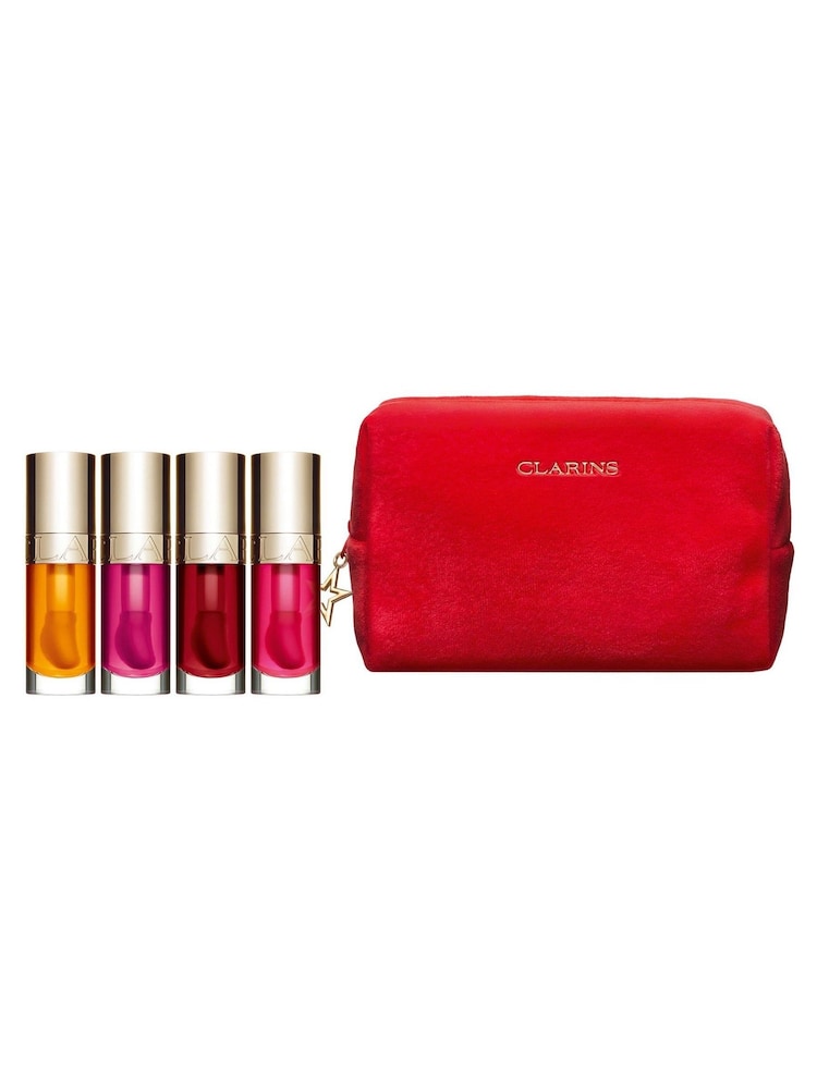Clarins Beautiful Lips Comfort Oil Collection Gift Set (Worth £100) - Image 1 of 5 Clarins Beautiful Lips Comfort Oil Collection Gift Set (Worth £100) - Image 1 of 5