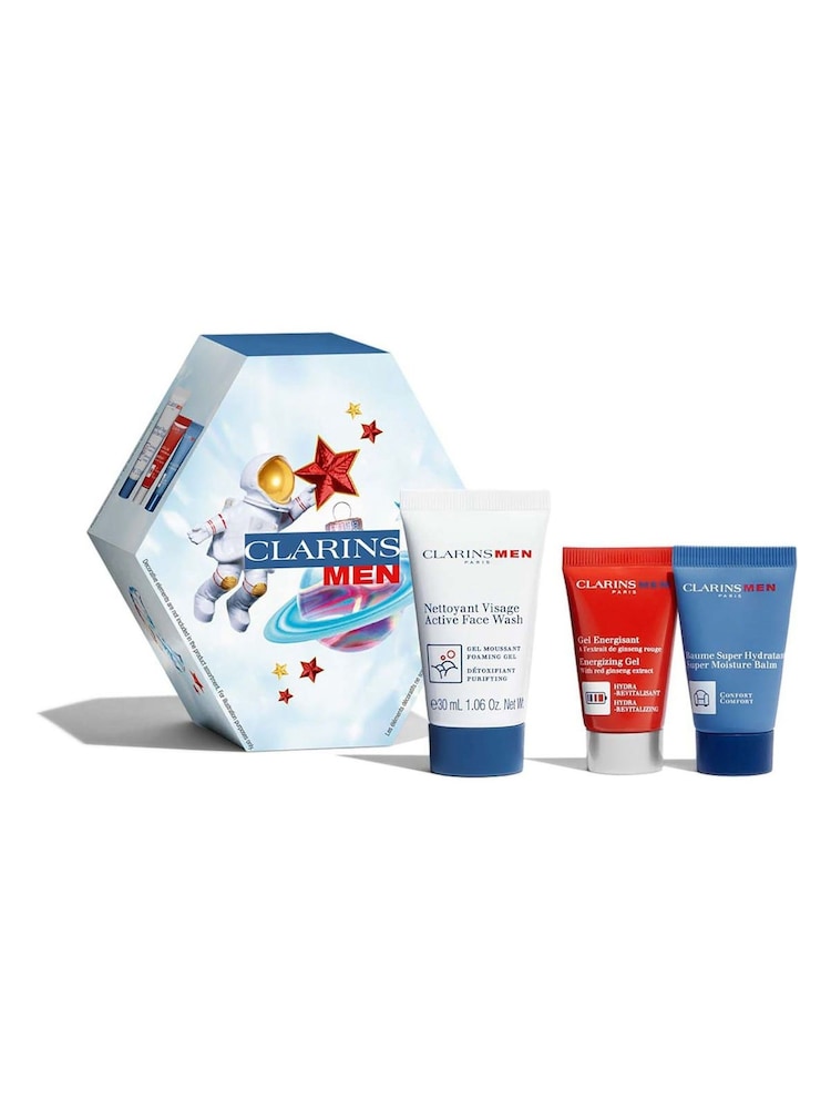 Clarins Mens 12 Day Advent Calendar (Worth over £108) - Image 1 of 5