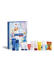 Clarins Mens 12 Day Advent Calendar (Worth over £108) - Image 1 of 4