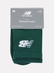 New Balance White Sports Socks 3 Pack - Image 2 of 3