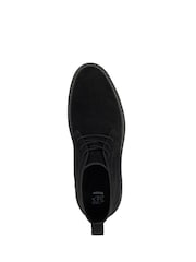 Dune London Black Chander Plain Toe Chukka Boots - Image 4 of 5