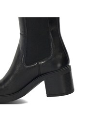 Dune London Black Temley Chelsea Heeled High Boots - Image 5 of 6