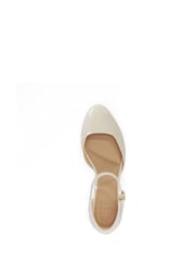 Dune London Cream Dominos Two Part Low Court Shoes - Image 4 of 5