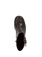 Dune London Brown Parlowe Buckle Ankle Boots - Image 4 of 5