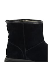 Dune London Black Podsey Shearling Faux Fur Platform Boots - Image 5 of 6