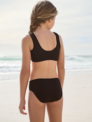 Black Textured Bikini (3-16yrs) - Image 3 of 8
