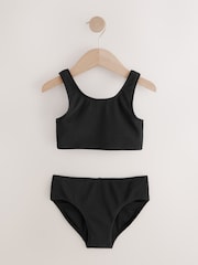Black Textured Bikini (3-16yrs) - Image 5 of 8