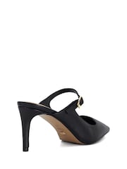 Dune London Black Chronicle Buckle Open Mules - Image 3 of 6